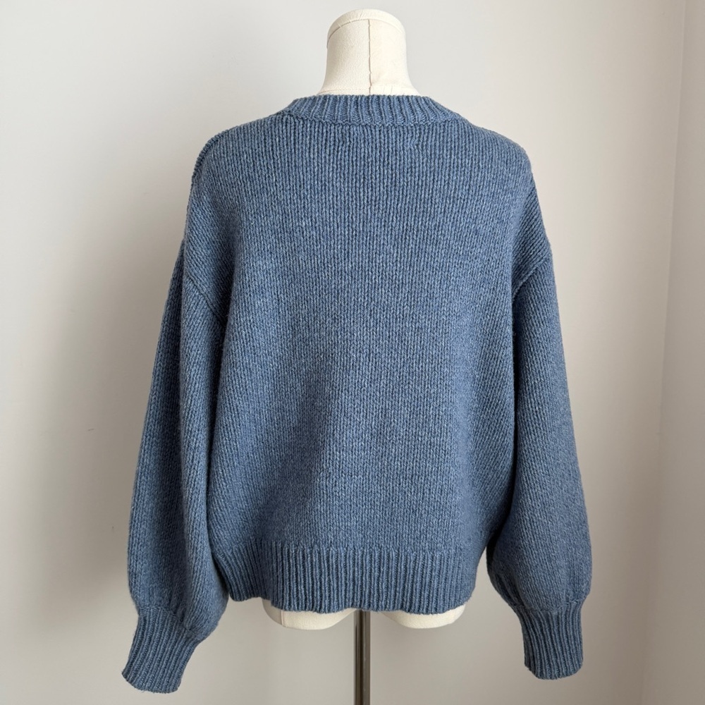 The Great The Bubble Pullover Lambswool Riverbed Size (0/XS) - Picture 4 of 12